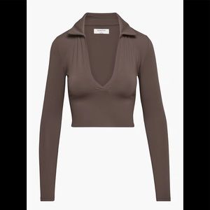 Aritzia Contour Polo Longsleeve